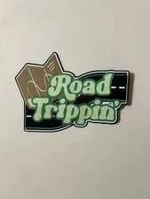 Road Trippin’ Handmade Scrapbook Title Die Cut Paper Pieced