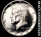 1964 Silver Kennedy Half Dollar - Choice Gem Proof  Lustrous  #K1798