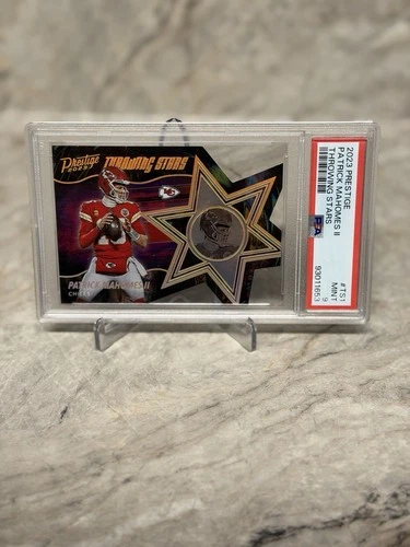 Patrick Mahomes PSA 9 2023 Prestige Throwing Stars #TS-1