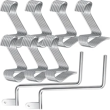 Hicarer 68 Pcs Fence Wire Tightener with Tighteners Handle Stainless Steel Fence