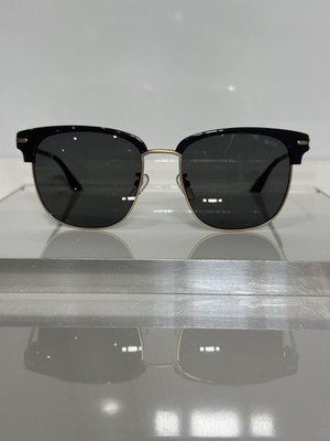 BMW BW0067H 20D Retro matte Gold Metal Gray Polarized Sunglasses