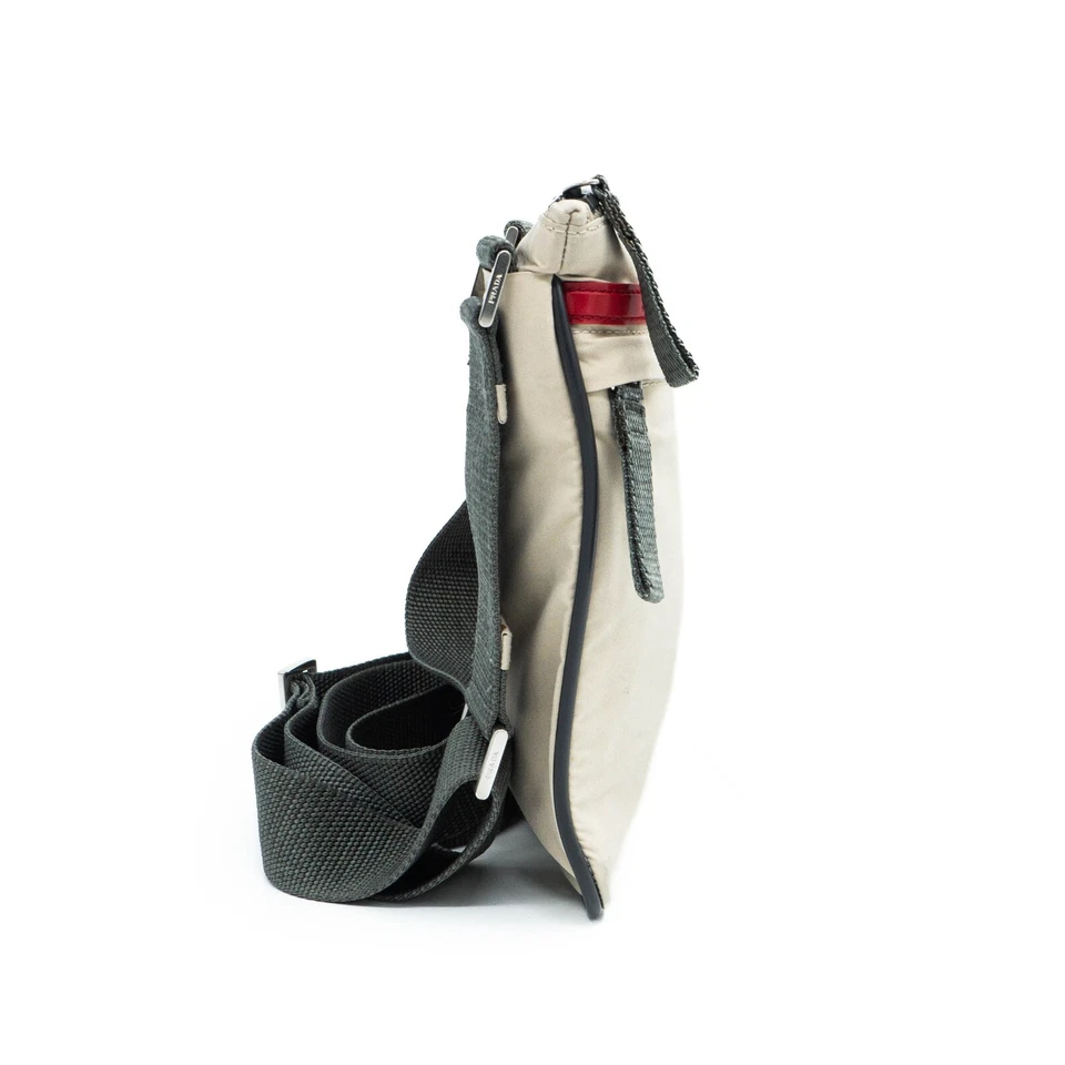 PRADA Shoulder Crossbody Nylon Beige Bag Vintage - Image 3 of 4