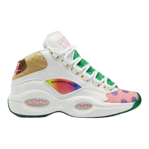Youth Reebok Question Mid Candy Land Shoes Sneakers Allen Iverson GZ0081 Sz 6.5 - Picture 3 of 8