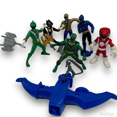 Power Rangers Mixed Action Figure Lot Of 6 - Hasbro Power Rangers Collection
