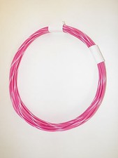 PINK/WHITE AUTOMOTIVE WIRE 16 GAUGE HIGH TEMP GXL 25 FEET