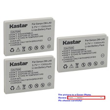 Kastar Replacement Battery Pack for Sanyo DB-L40 Sanyo Xacti VPC-HD700 VPC-HD2A
