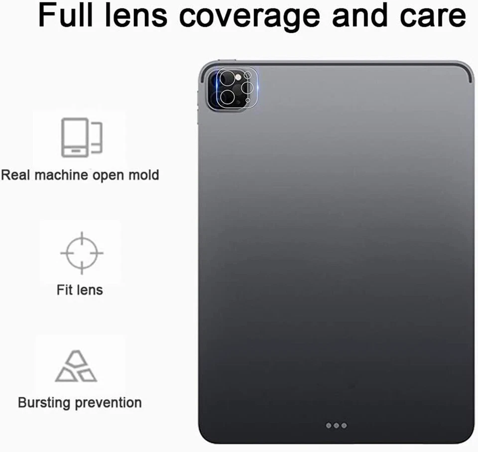 For iPad Pro 11" 12.9" (2021) 3D HD Tempered Glass Camera Lens Screen Protector - Image 4 of 4