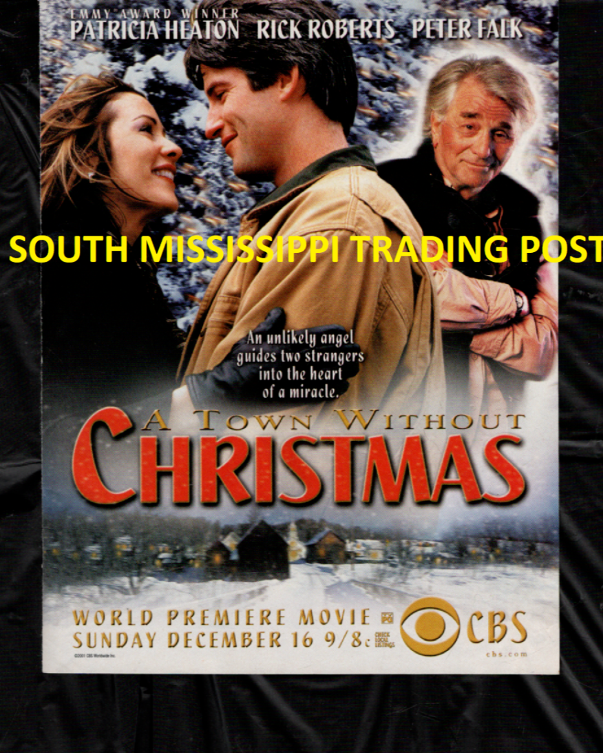 2001 Print Ad for A Town Without Christmas on CBS Patricia Heaton