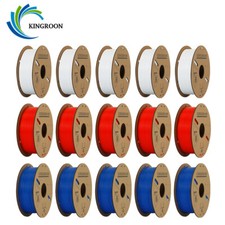 Kingroon 10KG 3D Printer Filament PLA PETG Matte 1.75 mm FDM Bundle Spool Roll