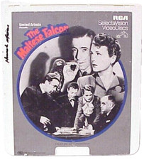 THE MALTESE FALCON BLACK  WHITE VINTAGE CED 1982 RCA SELECTAVISION VIDEODISC