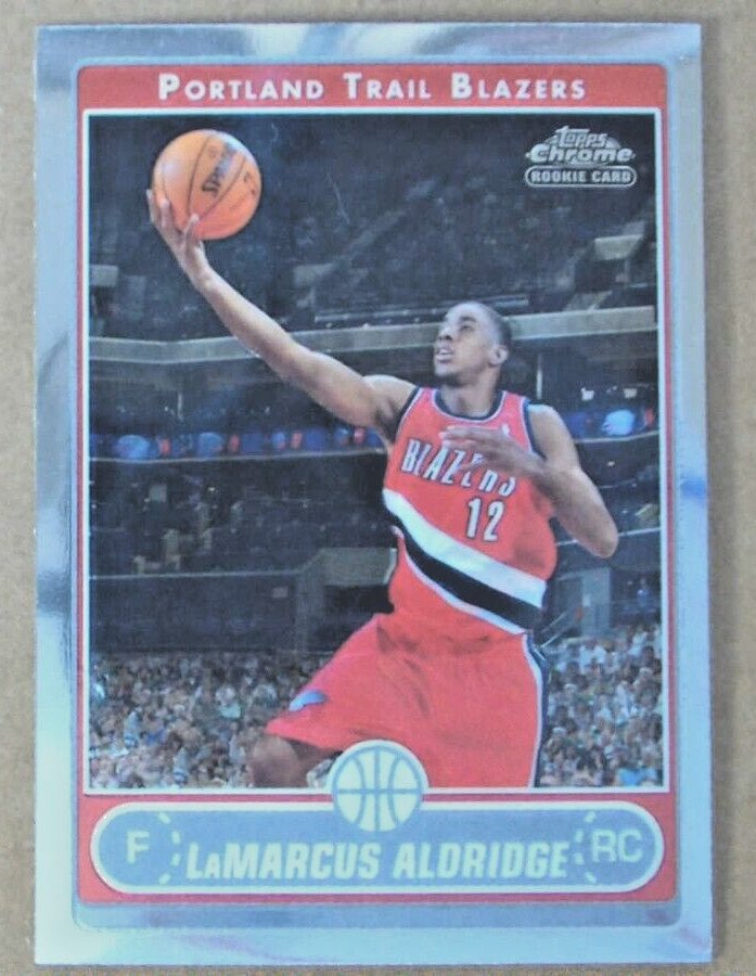 LaMarcus Aldridge 2006-07 Topps Chrome  Rookie Portland Trail Blazers #183
