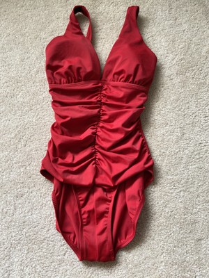 ruched bathing suit