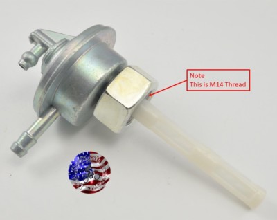 Petcock Fuel Valve Assembly For E-ton Beamer I Beamer II Matrix Eton M14