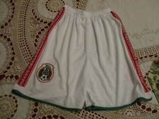 MEXICO NATIONAL FOOTBALL TEAM SOCCER SHORTS- YOUTH FEDERICION MEXICANA DE FUTBOL