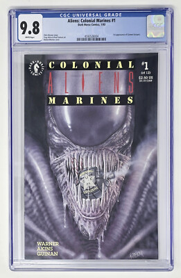Aliens: Colonial Marines #1 CGC 9.8 (1993) Dark Horse, 1st Carmen Vasquez
