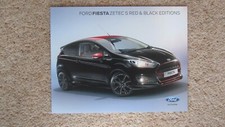 FORD FIESTA ZETEC S RED AND BLACK EDITION 2014 PROSPEKT