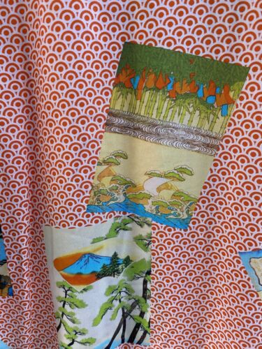 Gitman Bros Shirt Mens Large Multi Button Up USA Rayon Vintage Oriental Chinese - Picture 13 of 18