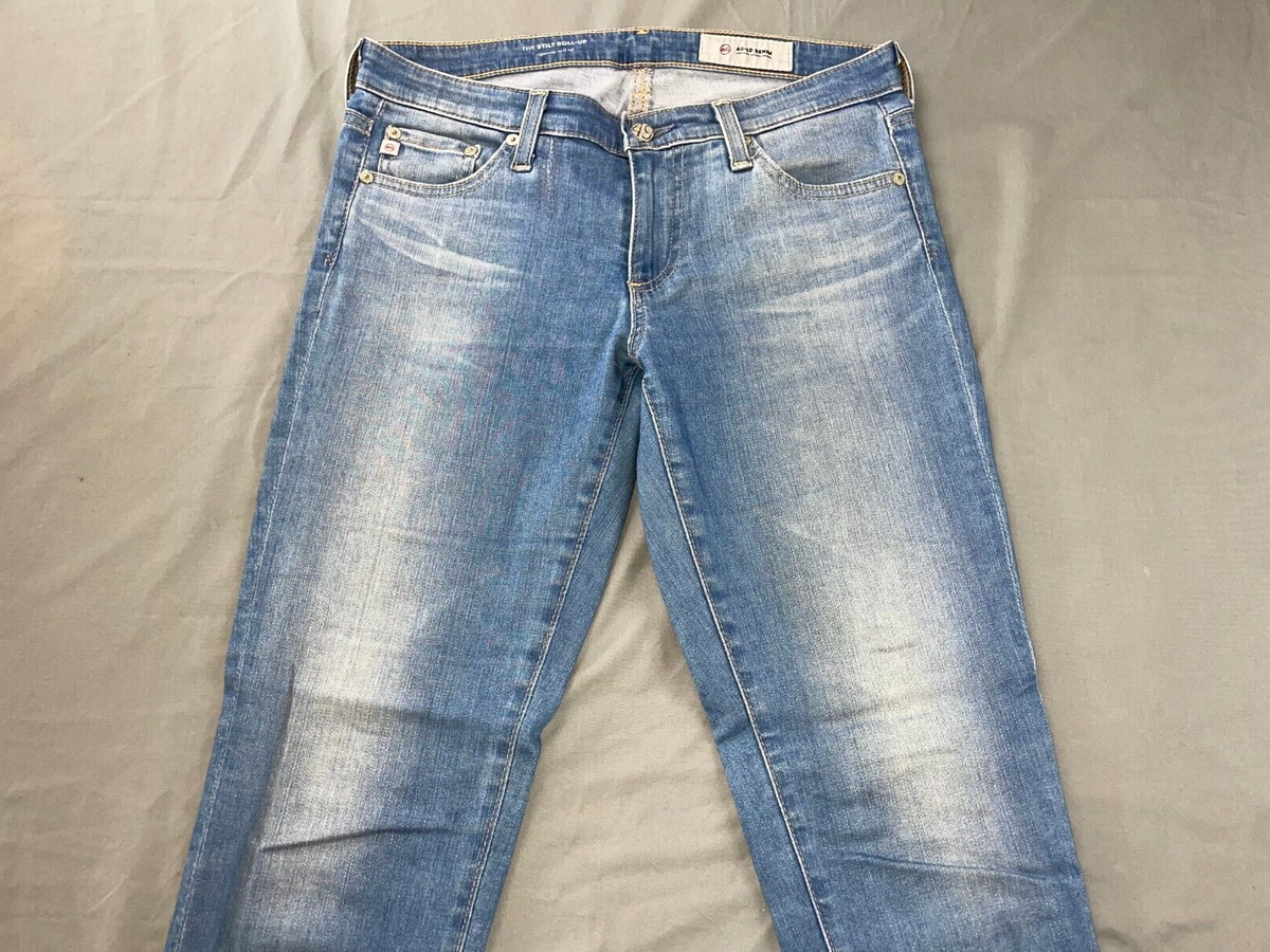 ag jeans stilt cigarette roll up AG 'The Stilt Roll-Up' Cigarette Leg Lightweight Stretch Denim Jeans. 26,  GUC!!