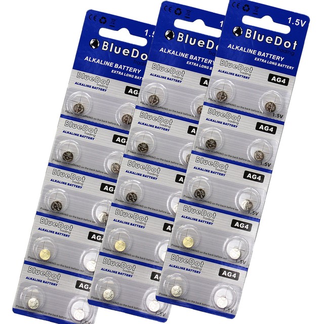 30 AG4 377 377A LR626 SR66 1.5 Volt Alkaline Button Cell Watch Battery