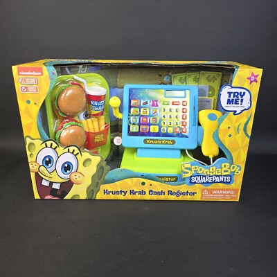 SpongeBob SquarePants Krusty Krab Cash Register Spielset 35 Teile Nickelodeon  