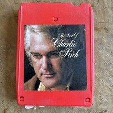 THE BEST OF CHARLIE RICH 8 Track Tape UNTESTED FOR REPAIR Epic EA 31933 Country