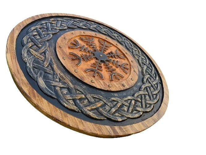 Brown Round Shield Collectible Shields