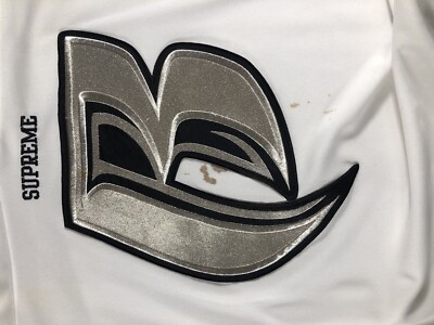 Supreme Ruff Ryders DMX Hockey Top Jersey FW14 Warm Up White Size