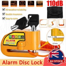 Motorcycle Alarm Disc Lock Motor Bike Brake Security Electric Rotor Bicycle Lock