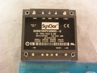 Synqor IQ24120QTC10NRS-G DC to DC Converter 18V TO 36V In 12V 10A out Synqor IQ24120QTC10NRS-G DC to DC Converter 18V TO 36V In 12V 10A out
