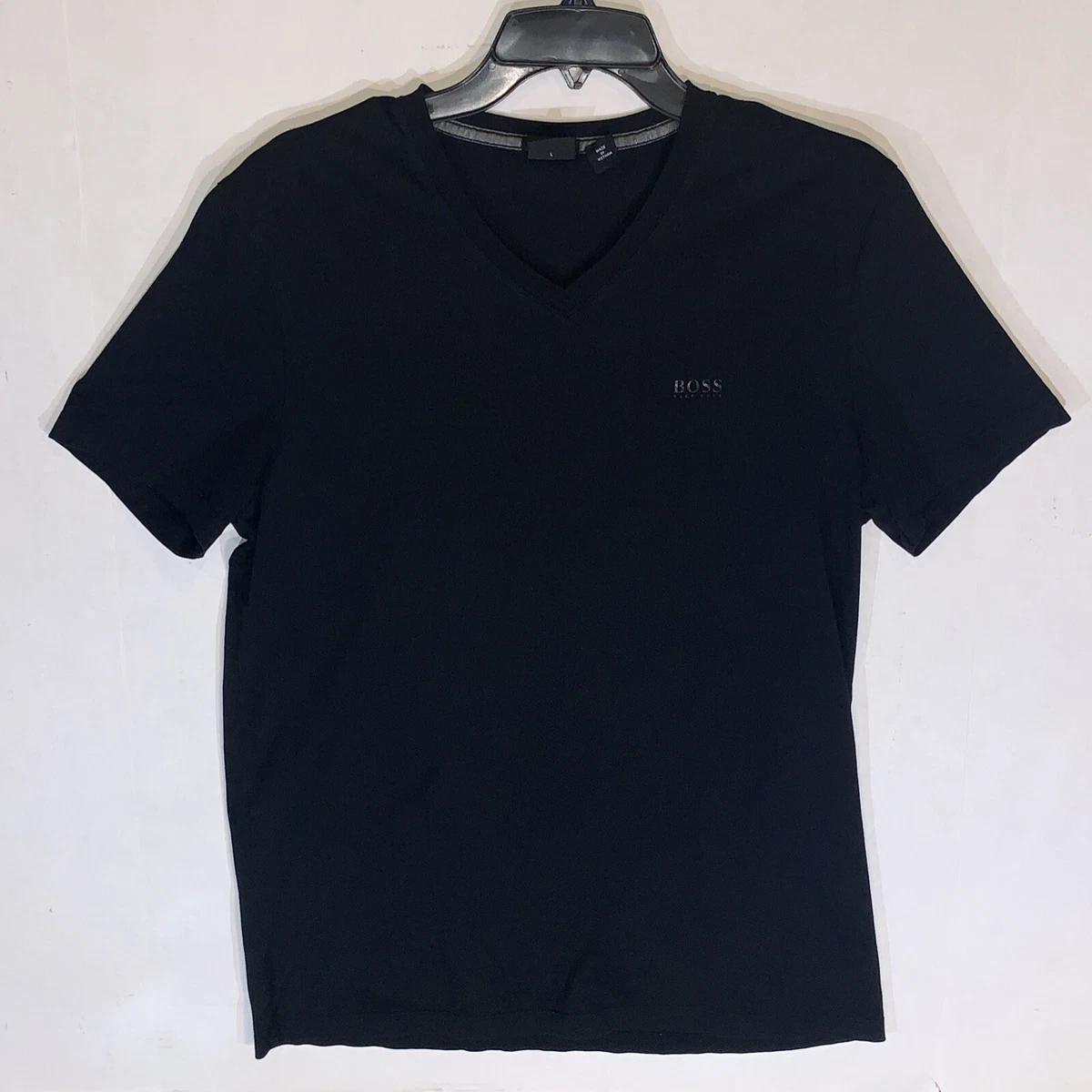 Hugo boss slim fit clearance v neck t shirt