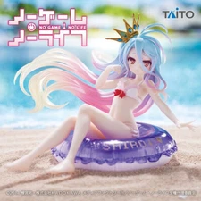 No Game No Life Shiro Aqua Float Girls Figure Taito (100% authentic)