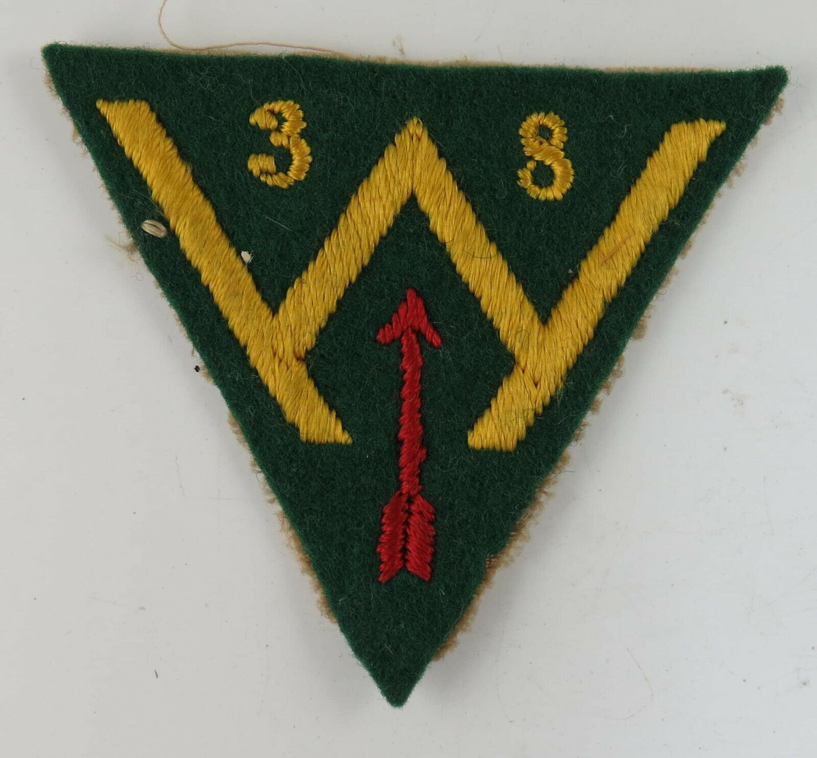 OA 115 Ellini Lodge 115 YX1 RED arrow on felt; Camp Wangelin  [Q2227]