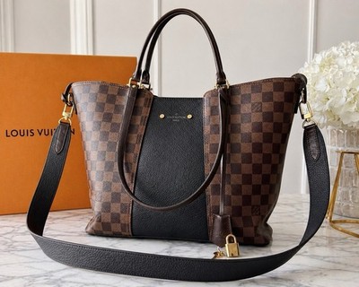 Louis Vuitton Tuileries Hobo Damier Ebene Leather Tote Bag