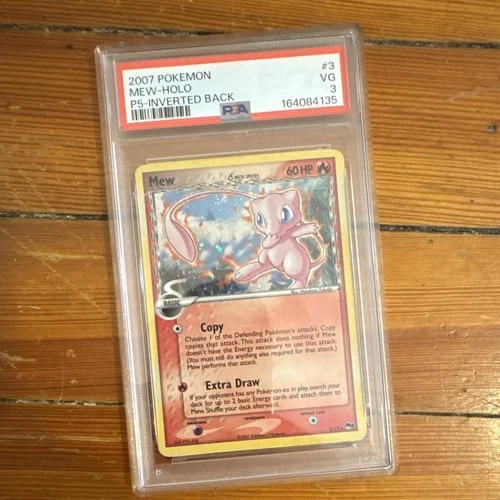 The Pokémon Company Mew Delta Species POP Series 5 003/017 Holo Rare PSA 3