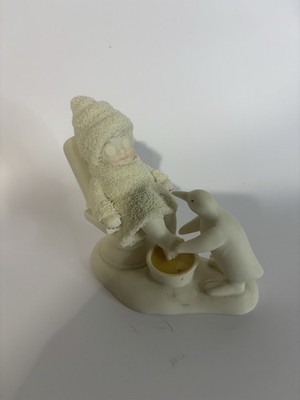 Department 56 Snowbabies ''Day At The Spa'' Figurine Penguin Pedicure Winter Decor