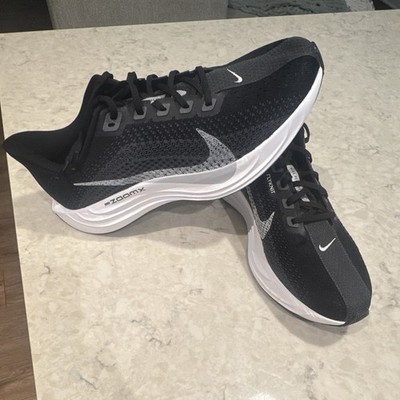 Nike Pegasus Plus FlyKnit Running Shoes Black/Pure Platinum