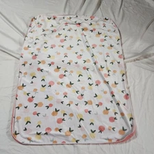 Cloud Island Citrus Fruit Lemon Peach Orange Sherpa Baby Blanket Lovey 30x36 in