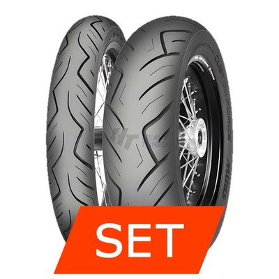 Reifenset Mitas Custom Force für Harley Davidson XL C/R Sportster 130/90-16