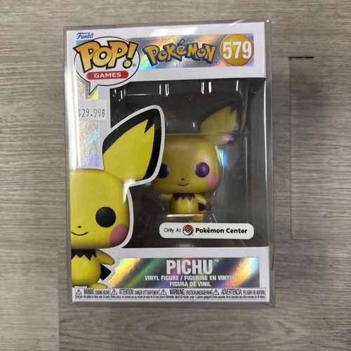 Pichu Funko Pop! Games Pokémon Pearlescent Pokemon Center Exclusive Sticker #579