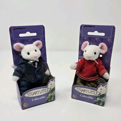 Stuart Little 4  MINIATURE Set Collectible Plush Doll Learning Curve 1999