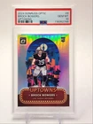 BROCK BOWERS 2024 DONRUSS OPTIC UPTOWNS ROOKIE SILVER PRIZM RC PSA 10 Q3628