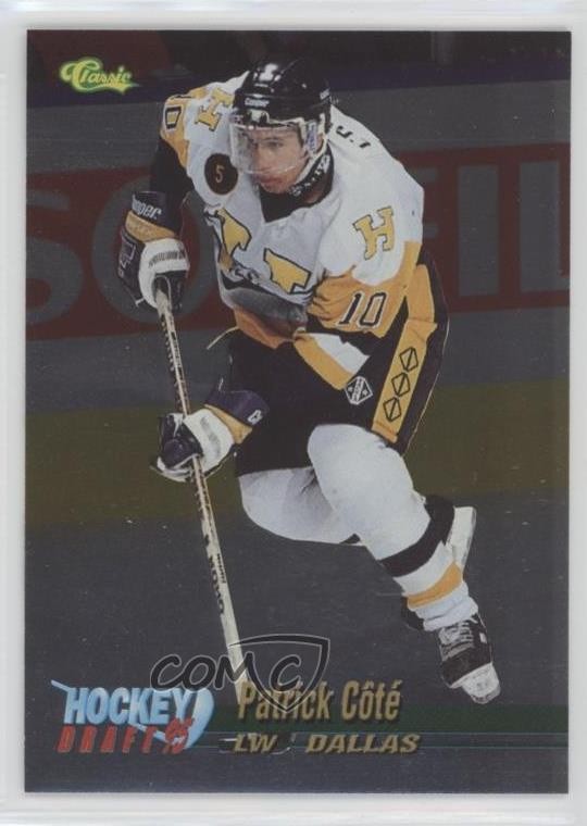 1995 Classic Draft Silver Patrick Cote #33 0a4