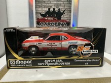 118 Ertl 50 Years Hemi Mopar Performance Parts Butch Leal 1971 Plymouth Duster 118 Ertl 50 Years Hemi Mopar Performance Parts Butch Leal 1971 Plymouth Duster