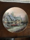 Thomas Kinkade “McKenna’s Cottage” Collector Plate 1990 – Knowles – Garden Cotta — photo 2