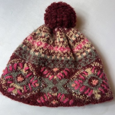 Anthropologie x French Knot Handmade Wool Blend Embellished  display picture 2