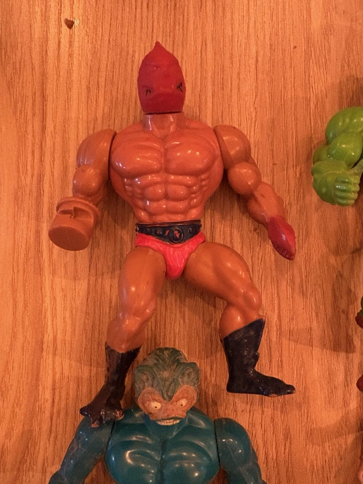 LOT VINTAGE LES MAITRES DE L UNIVERS MOTU 13 FIGURINES FRANCE MALAISIE HK MATTEL - Photo 3/4