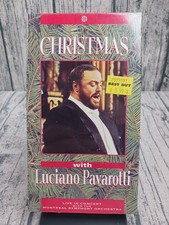 Christmas: With Luciano Pavarotti (VHS) Brand New / Sealed