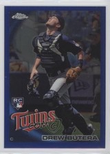 2010 Topps Chrome Blue Refractor 119/199 Drew Butera #202 0q3