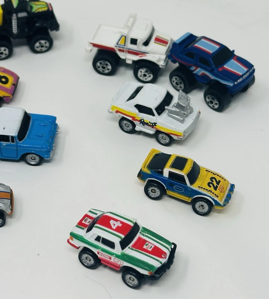 Micro Machines Vintage Lot Of 16 Cars Chevy Ford Hot Rods Trucks Racing - Image 4 of 4