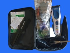 Wahl Color Pro Cordless 09649P Hair Clipper/Trimmer White  Blue Rechargeable